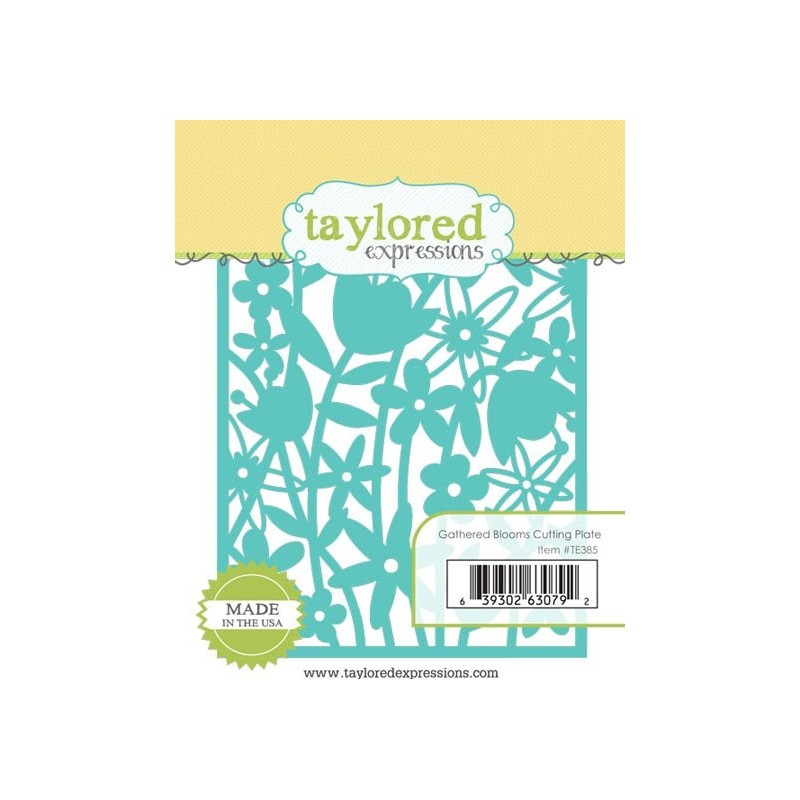 Die Taylored Expressions - Gathered Blooms Cutting Plate