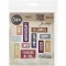 Dies Sizzix Thinlits by Tim Holtz - Celebration Block Words 