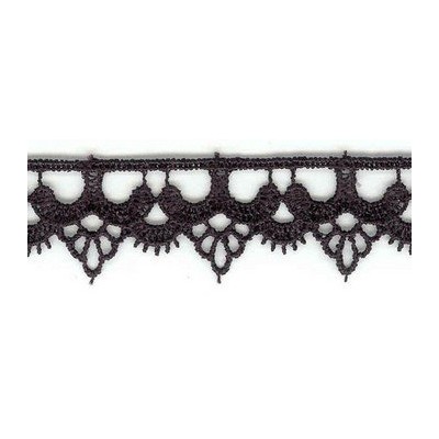 Dentelle guipure noire