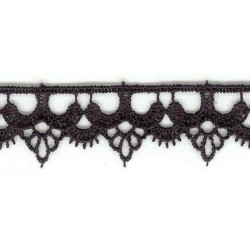 Dentelle guipure noire