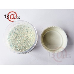 Glitter 13@rts - Paillettes fines blanc opalescent