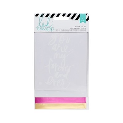 Kit Rub-ons Foil 4x8 - Forever and Ever