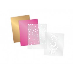 Kit Rub-ons Foil 4x8 - Forever and Ever