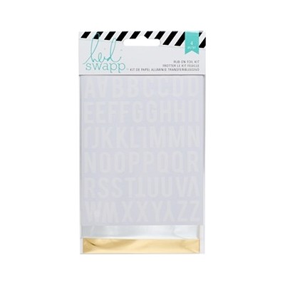 Kit Rub-ons Foil 4x8 - Alphabet