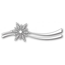 Die Poppystamps - Snowflake Ribbon