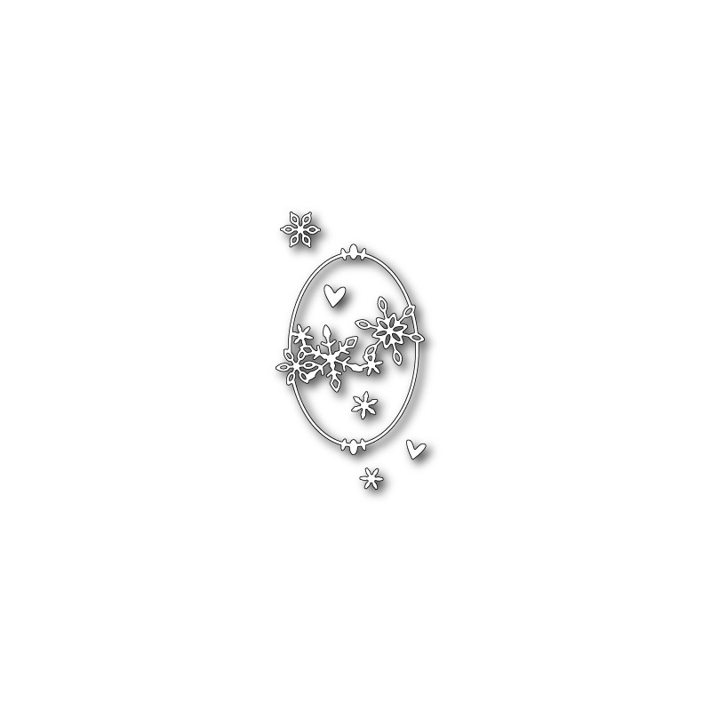 Die Poppystamps - Shasta Oval Frame
