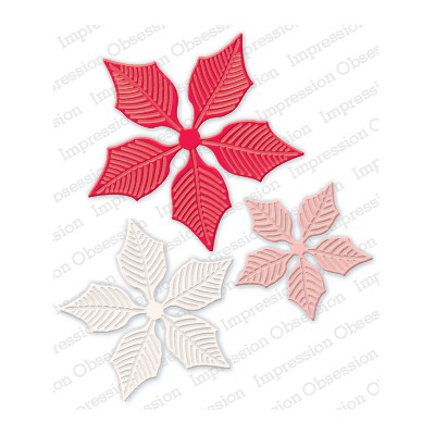 Die Impression Obsession - Large Poinsettia Set