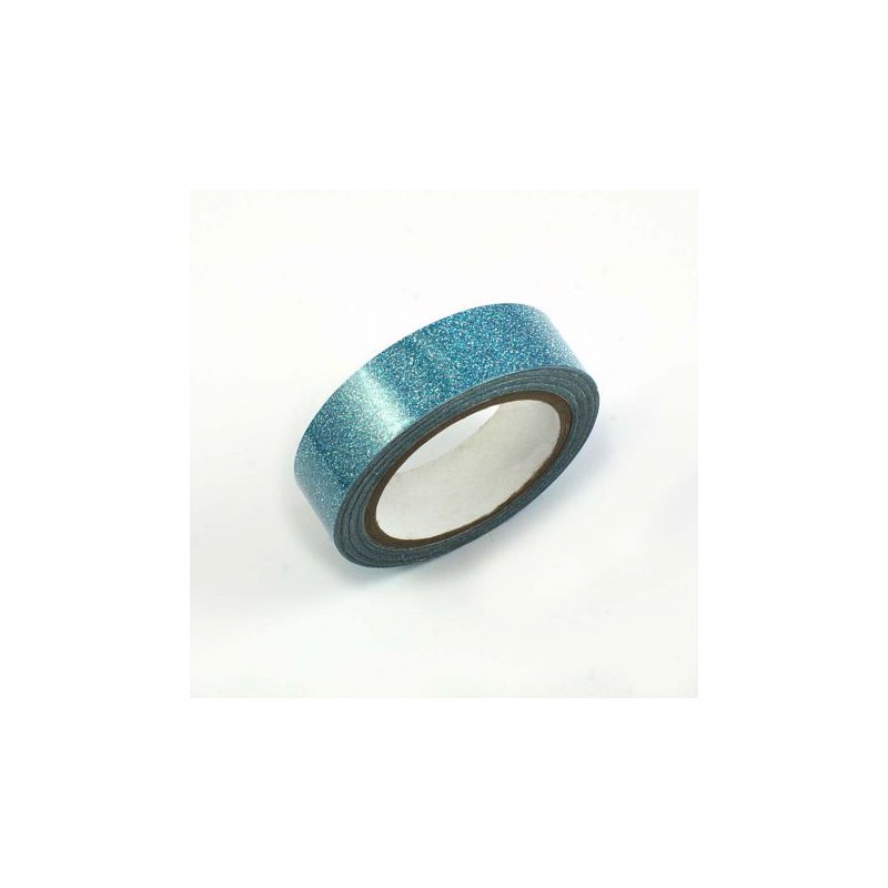 Ruban adhésif pailleté - Turquoise