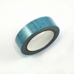 Ruban adhésif pailleté - Turquoise