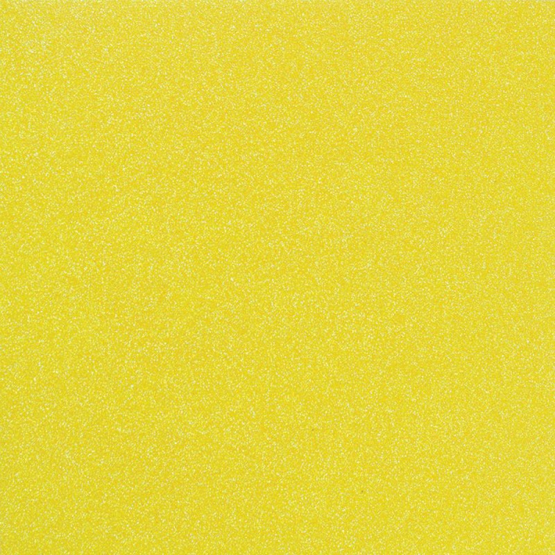 Cardstock AC Pailleté - Jaune Fluo