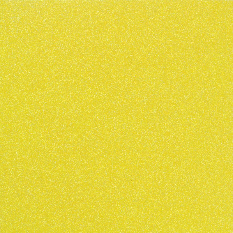 Cardstock AC Pailleté - Jaune Fluo