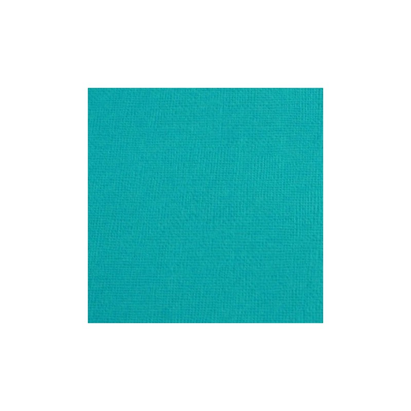 Cardstock texturé canvas - Coloris Turquoise Foncé