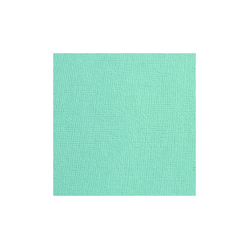 Cardstock texturé canvas - Coloris Vert d'eau