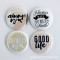 Lot de 4 badges 38mm CartoScrap - Always You