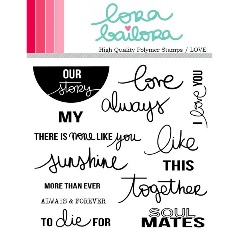 Tampons clear Lora Bailora - Love