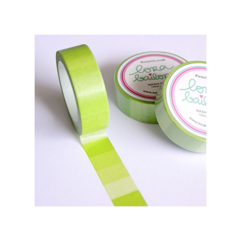 Washi Tape Lora Bailora - Dégradé vert