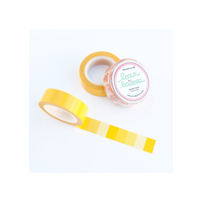 Washi Tape Lora Bailora - Dégradé jaune