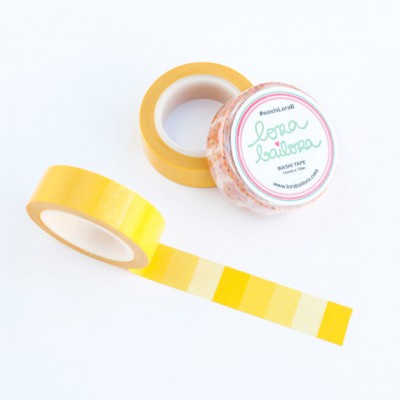 Washi Tape Lora Bailora - Dégradé jaune