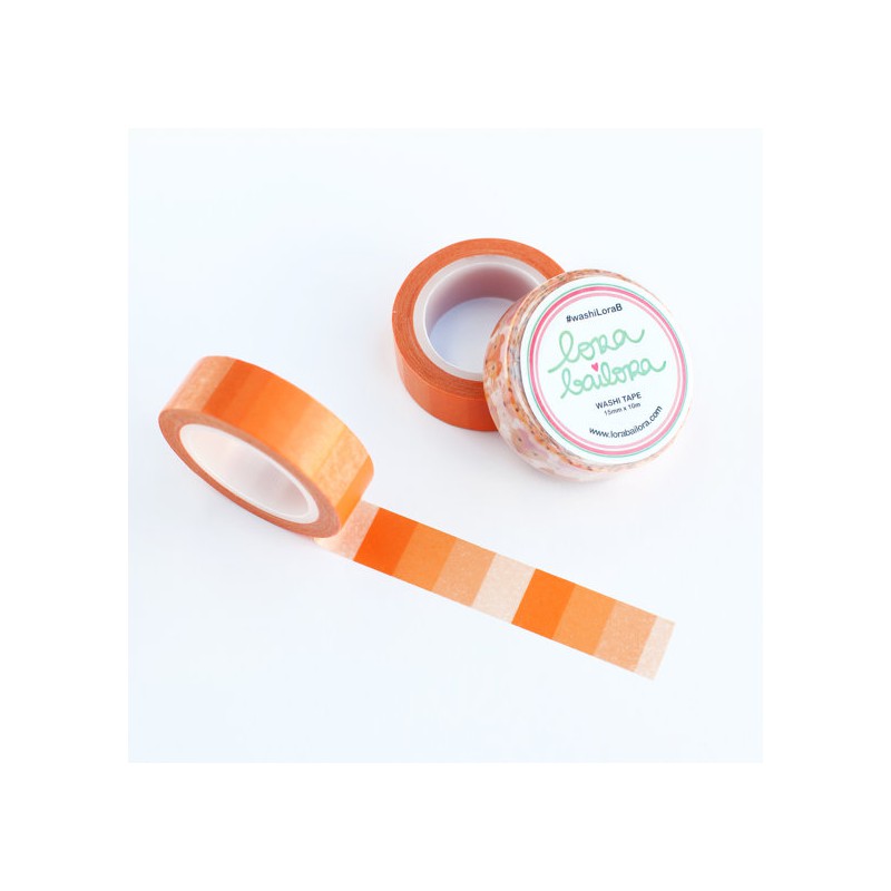 Washi Tape Lora Bailora - Dégradé orange