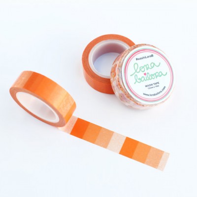 Washi Tape Lora Bailora - Dégradé orange