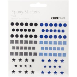 Stickers epoxy Kaiser - Ronds & Formes - Steel