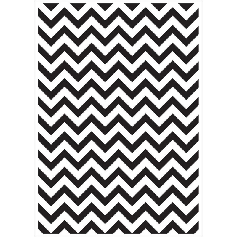 Pochoir de gaufrage KaiserCraft - Chevron