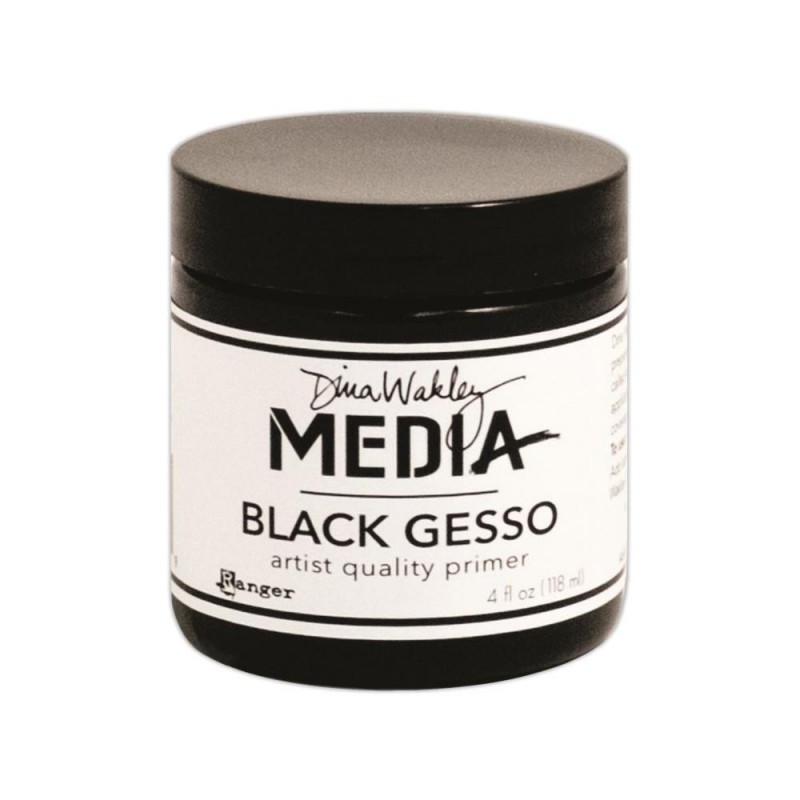 Gesso noir Dina Wakley 118 mL