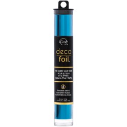 Deco Foil - Feuilles transfert métallisées - Bleu Océan