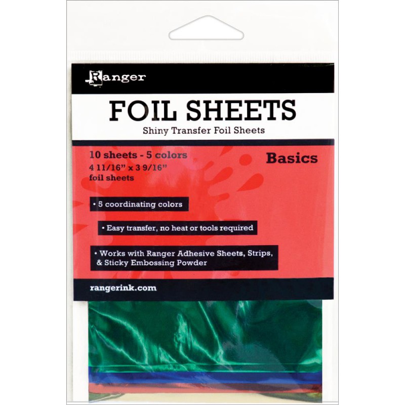 Foil Sheets Ranger - Feuilles transfert métallisées - Basics