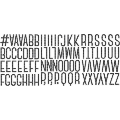 Stickers alphabets Minc - Pois