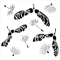 Mask Crafter's Workshop 15x15 cm - Mini Falling Seeds