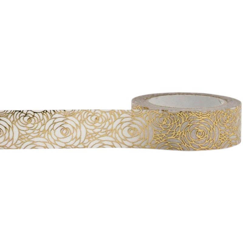 Foil Tape - Gold Rose 15mm