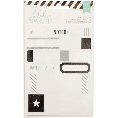 Stickers Labels Heidi Swapp - Noir