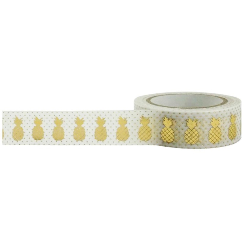 Foil Tape - Pineapples 15mm