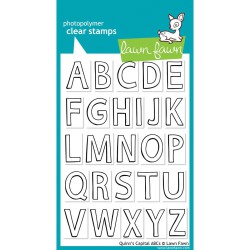 Tampons clear Lawn Fawn - Quinn's Capital ABCs
