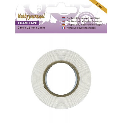 Rouleau de mousse 1x12 mm Hobbyjournaal