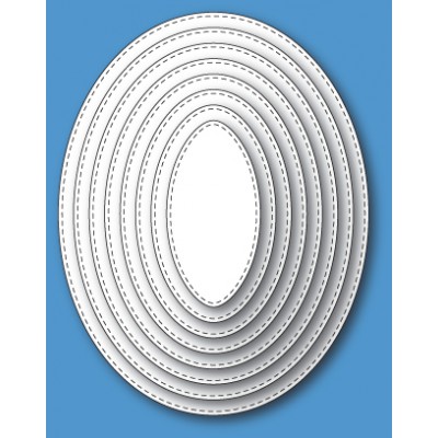 Die Memory Box - Open Studio - Stitched Oval Layers