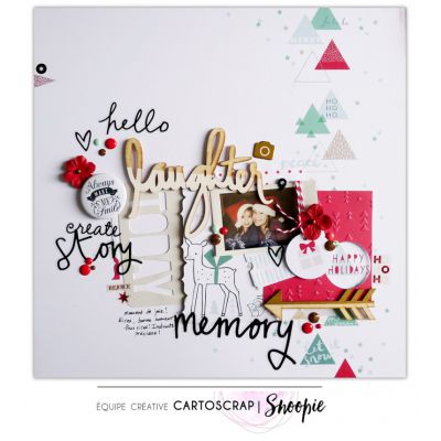 Lot de 4 badges 38mm CartoScrap - Always You