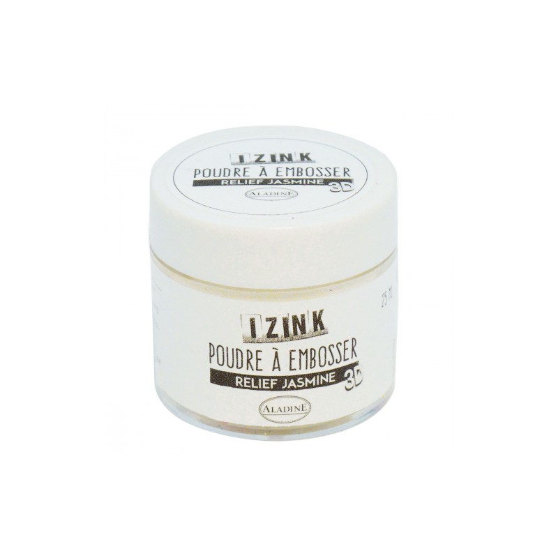 Poudre à embosser Izink - Jasmine (blanc)