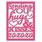 Die Impression Obsession - Sending Hugs Word Block