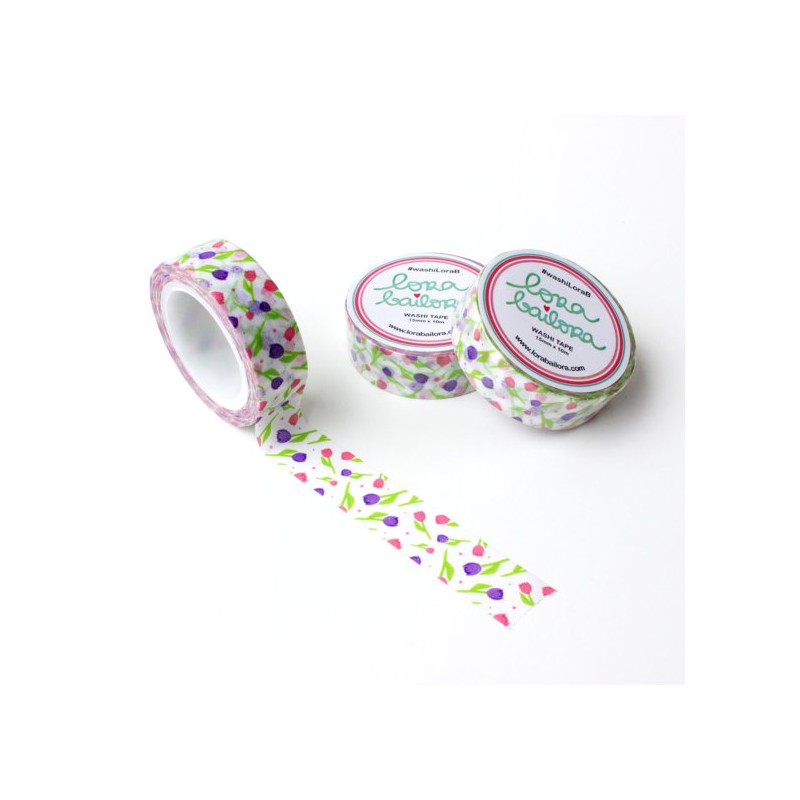 Washi Tape Lora Bailora - Tulipes