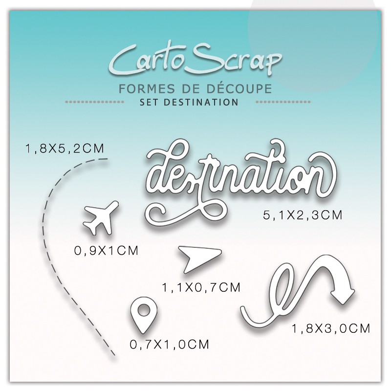 Dies CartoScrap - Set Destination