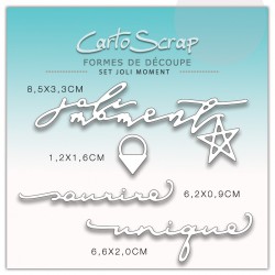 Dies CartoScrap - Set Joli Moment