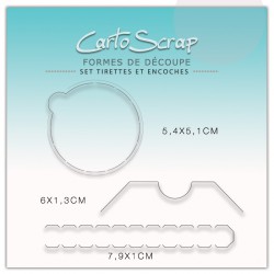 Dies CartoScrap - Set Tirettes & Encoche