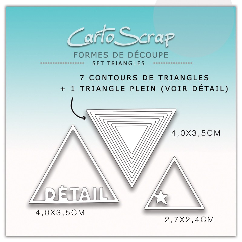 Dies CartoScrap - Set Triangles