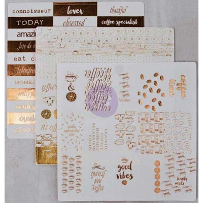 Stickers Washi Foil - Coffee Break 2