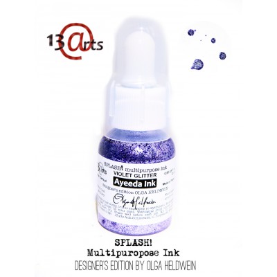 Encre acrylique Splash! - Glitter Violet