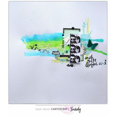 Tampons CartoScrap - Smile & Be Awesome