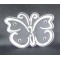 Sujet en plexiglas - Papillon gravé