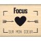 Tampon bois Florilèges - Focus sur mon Coeur
